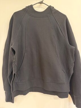 Lululemon Black Pullover Scuba Hoodie Sweatshirt